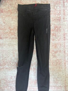 SPANX Black High-Rise Skinny Jeans